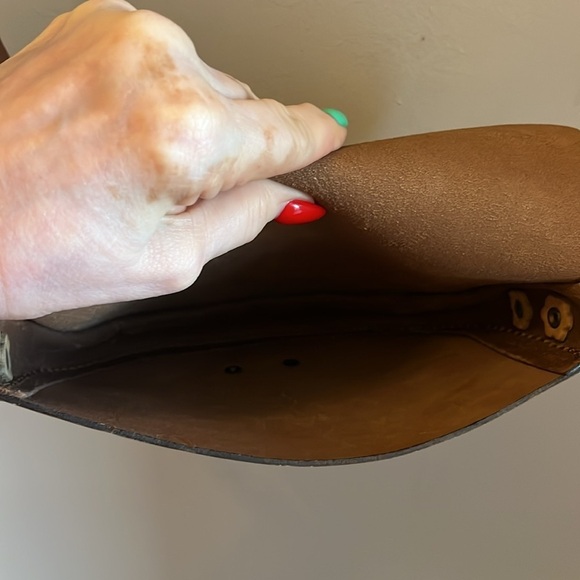 Vintage Gunderi Gun Deri Tooled Leather Bag Saddlebag Shape Scottie Dogs Artisan - Picture 8 of 13